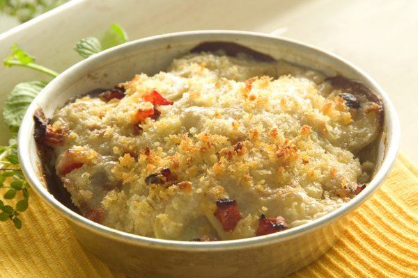 Baked Kefta with Tahini Sauce